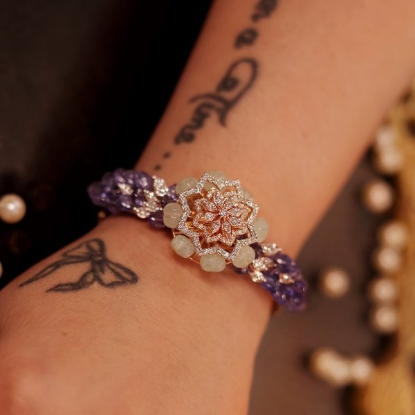 Bracelet on wrist